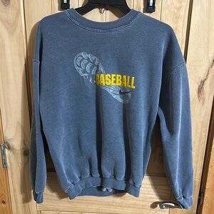 Paramount Brand Nike Gray Baseball Graphic Men's Sweatshirt